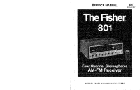 Fisher 801 - Service Manual 